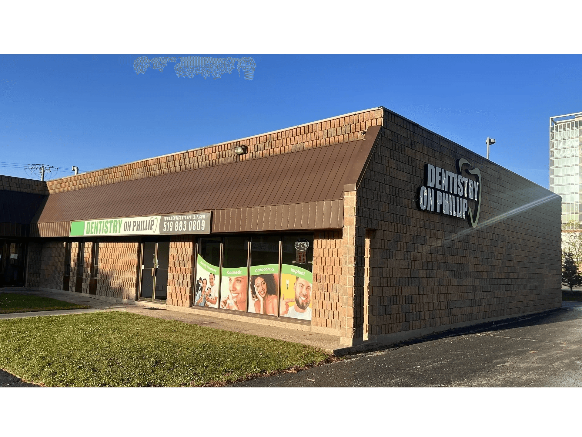 The Dentistry on Phillip clinic exterior in Waterloo